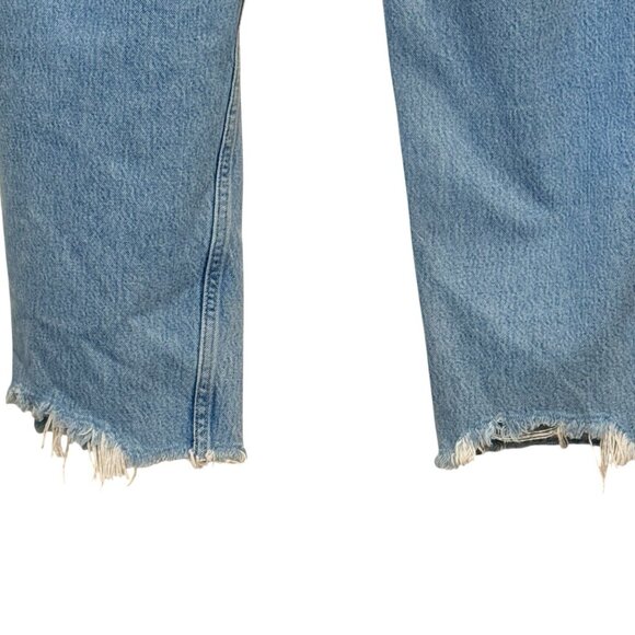 Boyish by Her Womens 32 The Tommy Straight Leg Authentic Distressed Blue Jeans - Picture 6 of 16